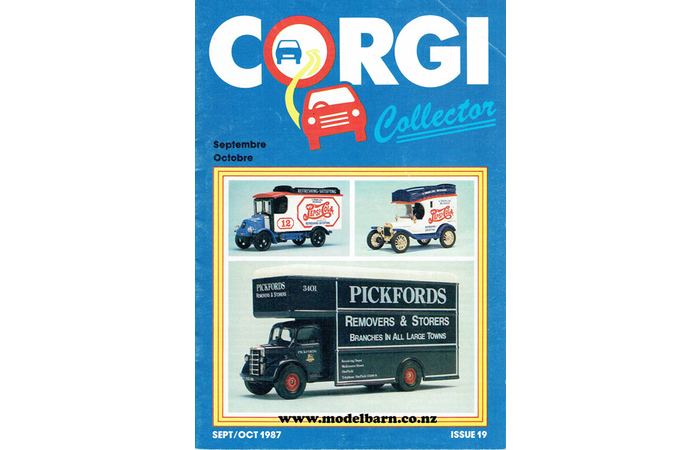 Corgi Collector Club Magazine Sept/Oct 1987 Issue 19 (French)