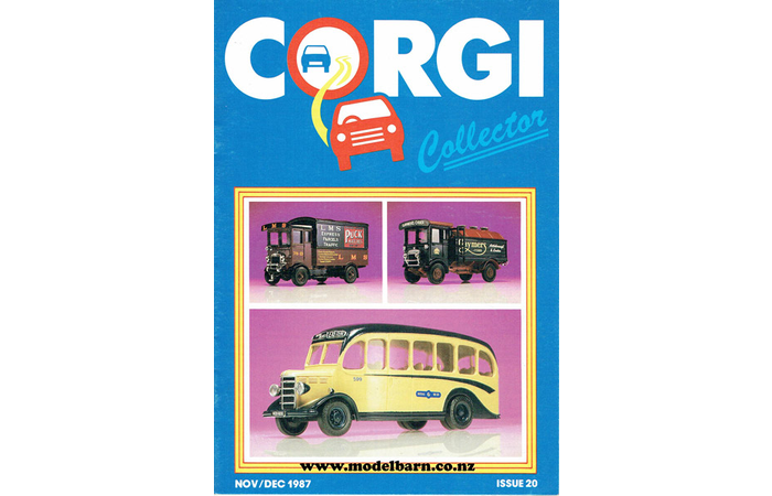 Corgi Collector Club Magazine Nov/Dec 1987 Issue 20