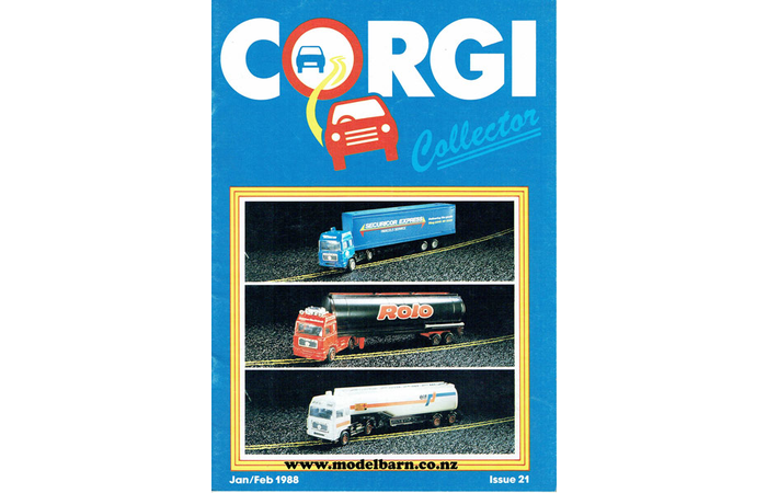 Corgi Collector Club Magazine Jan/Feb 1988 Issue 21