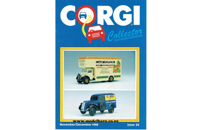 Corgi Collector Club Magazine November/December 1988 Issue 26