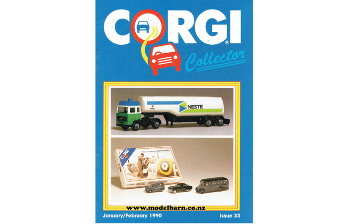 Corgi Collector Club Magazine January/February 1990 Issue 33