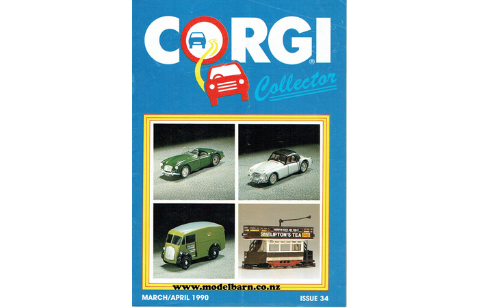 Corgi Collector Club Magazine March/April 1990 Issue 34