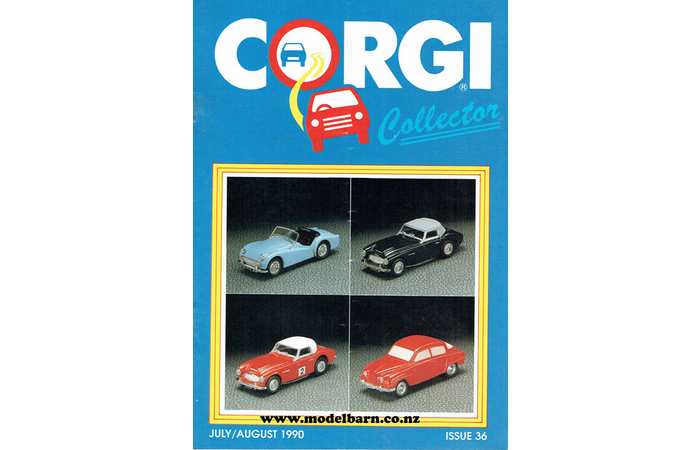 Corgi Collector Club Magazine July/August 1990 Issue 36