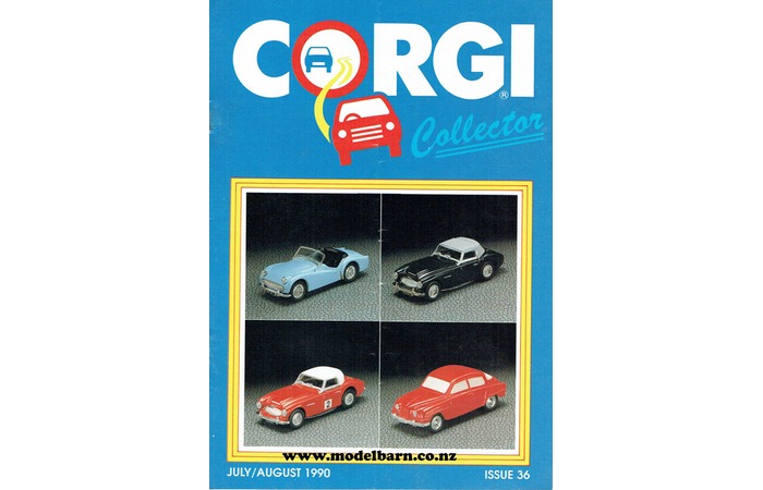 Corgi Collector Club Magazine July/August 1990 Issue 36