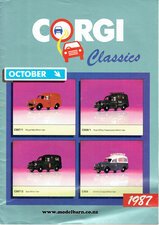 Corgi Classics 1987 Catalogue-model-catalogues-Model Barn