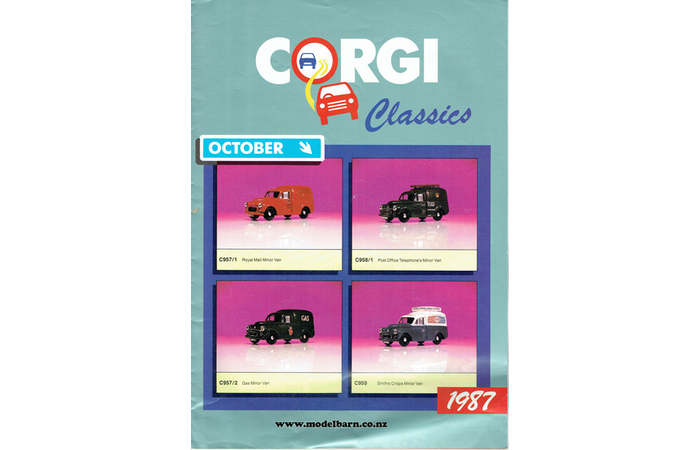 Corgi Classics 1987 Catalogue