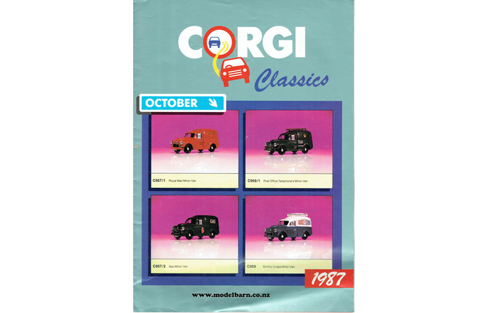 Corgi Classics 1987 Catalogue