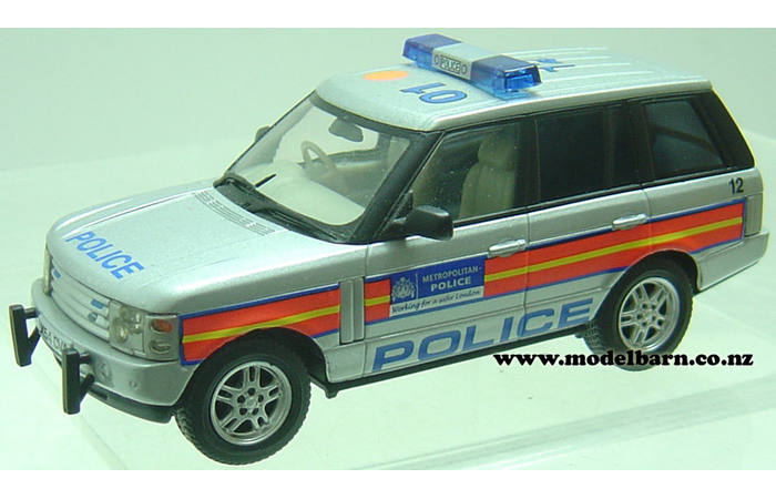 1/43 Range Rover "Metropolitan Police" (silver & red, unboxed)