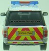 1/43 Range Rover "Metropolitan Police" (silver & red, unboxed)