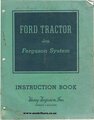Ford Ferguson Tractor Instruction Book