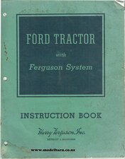 Ford Ferguson Tractor Instruction Book-used-books-Model Barn