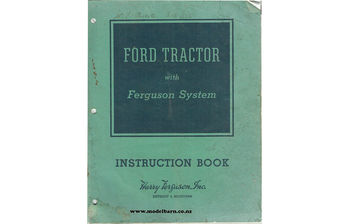 Ford Ferguson Tractor Instruction Book