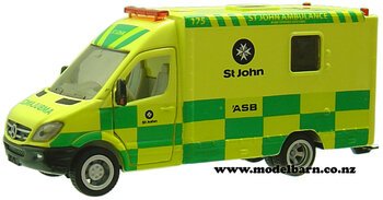 1/50 Mercedes Ambulance "St John" (yellow) Fourth Edition-mercedes-Model Barn