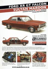 Classic Carlectables Ford XR Falcon GT Sedan (maroon) Poster-model-catalogues-Model Barn