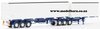 1/50 Freighter Eziliner B-Double Trailer Set (white & blue)