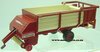 1/32 Pottinger Loader Wagon (red & white, no cage) Britains