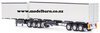 1/50 Freighter Eziliner B-Double Trailer Set (whte & black)