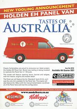 Classic Carlectables Holden EH Panel Van "Arnotts" Poster-model-catalogues-Model Barn