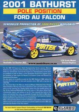 Classic Carlectables Ford AU Falcon "Ambrose/Wakefiled" Poster-model-catalogues-Model Barn