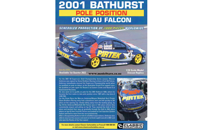 Classic Carlectables Ford AU Falcon "Ambrose/Wakefiled" Poster