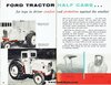 Ford Tractor Accessories Sales Brochure 1956