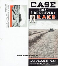 Case 168 Side Delivery Rake Sales Brochure 1932-case-Model Barn