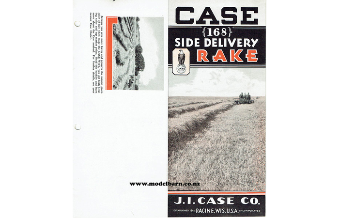 Case 168 Side Delivery Rake Sales Brochure 1932