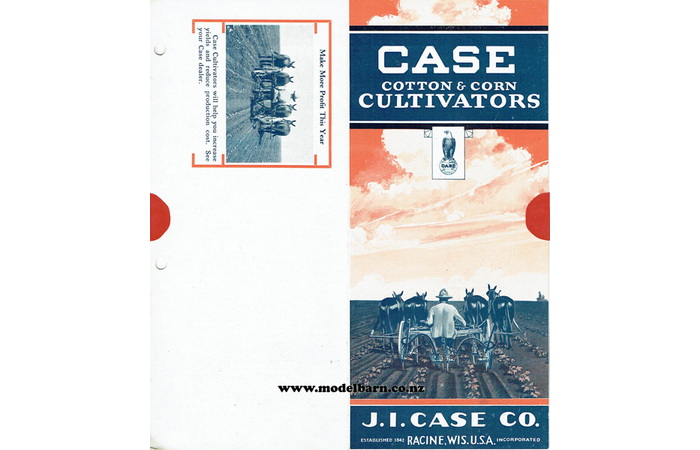 Case Cotton & Corn Cultivators Sales Brochure 1931