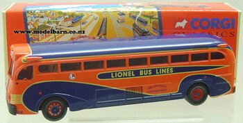 Yellow Coach 743 "Lionel Bus Lines"-buses,-coaches-and-trams-Model Barn
