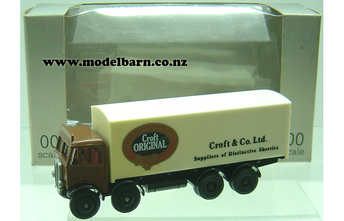 1/76 AEC Mammoth Mark III 4-Axle Box Truck "Croft & Co Ltd"