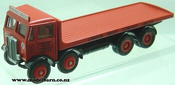 1/76 AEC Mammoth Mark III 4-Axle Flatbed Lorry "London Brick Company"-aec-Model Barn