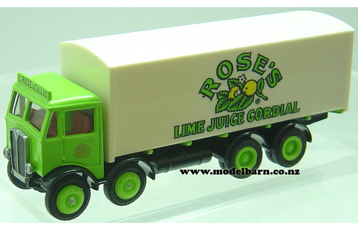 1/76 AEC Mammoth Mark III 4-Axle Box Truck "Roses Lime Juice Cordial"