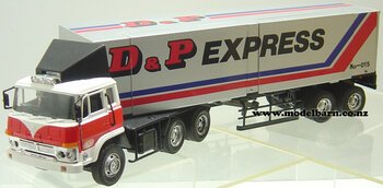 1/35 Mitsubishi Fuso with Semi Box Trailer "D.&P. Express"-other-trucks-Model Barn