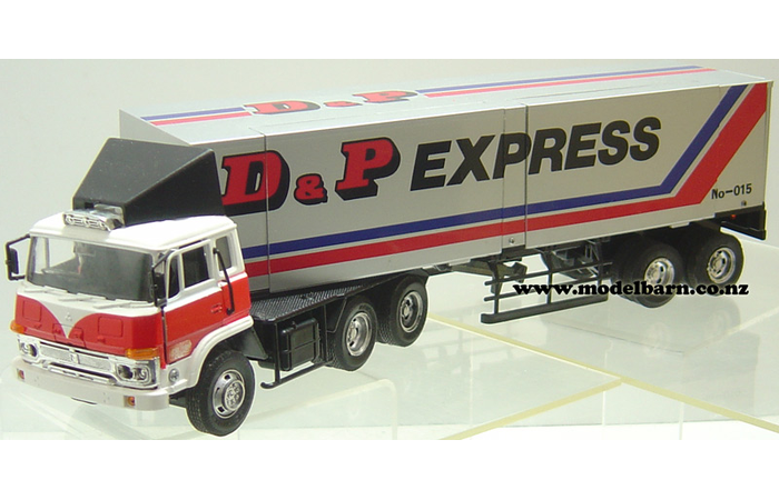 1/35 Mitsubishi Fuso with Semi Box Trailer "D.&P. Express"