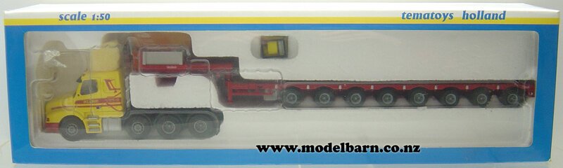 1/50 Volvo NH12 Prime Mover & 8-axle Nooteboom Low Loader 1/50 Volvo NH12 Prime Mover & 8-axle Nooteboom Low Loader