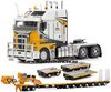 1/50 Kenworth K200 2.8m Prime Mover with Drake 2x8 Dolly & 12x8 Low Loader Combo "Big Hill Cranes"