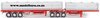 1/50 Freighter Flat Top B-Double Trailer Set (red, used)