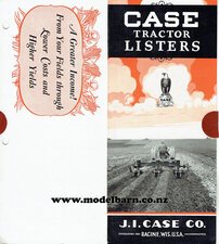 Case Tractor Listers Sales Brochure 1930-case-Model Barn