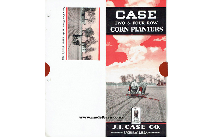 Case 2 & 4 Row Corn Planters Sales Brochure 1931