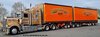 1/50 Kenworth T900 Legend Prime Mover with Tautliner B-Double Trailers Combo "Lockley"