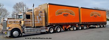 1/50 Kenworth T900 Legend Prime Mover with Eziliner B-Double Trailers Combo "Lockley"-trucks-and-trailers-Model Barn