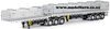 1/50 Freighter Flat Top B-Double Trailer Set (white & black)