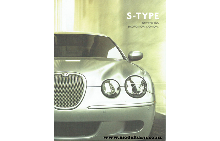 Jaguar S-Type Car Sales Brochure