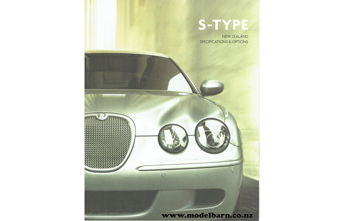 Jaguar S-Type Car Sales Brochure