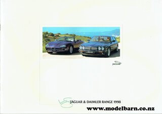 Jaguar & Daimler V8 Range Sales Brochure 1998-jaguar-and-daimler-Model Barn