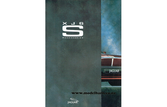 Jaguar XJ6 S Car Accessories Sales Brochure 1994