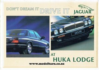 Test Drive a Jaguar & Win a Holiday at Huka Lodge Sales Brochure 1997-jaguar-and-daimler-Model Barn