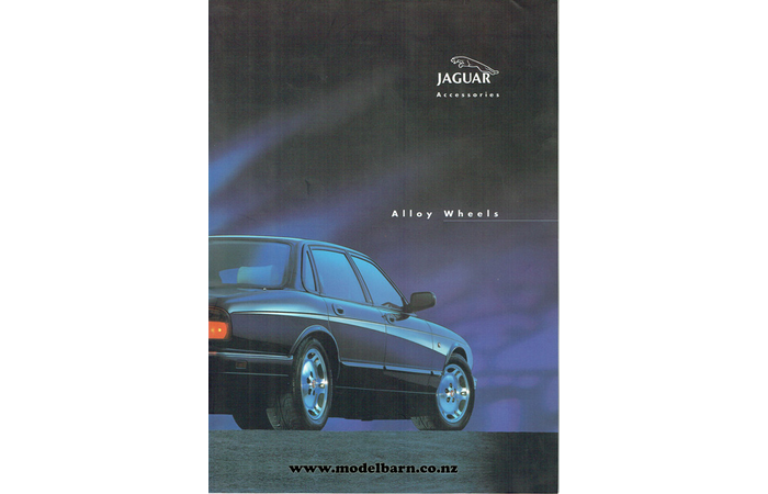 Jaguar Alloy Wheels Accessories Sales Brochure 1995