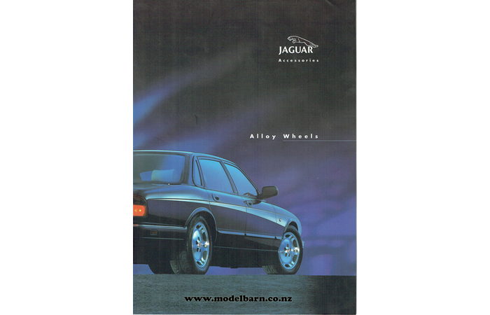 Jaguar Alloy Wheels Accessories Sales Brochure 1995