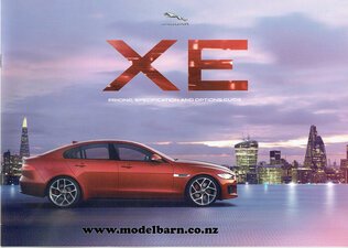 Jaguar XE NZ Pricing & Options Sales Brochure 2015-jaguar-and-daimler-Model Barn